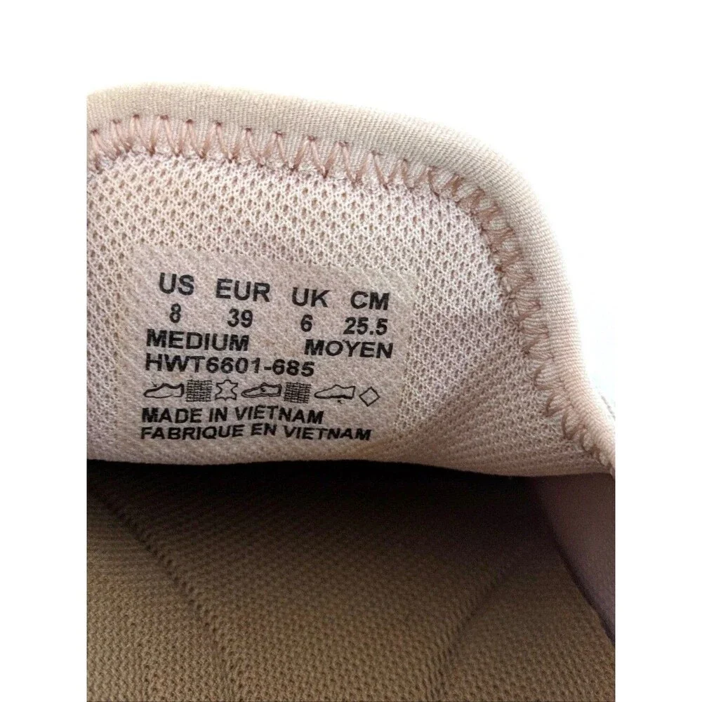 Hush Puppies Bounce Makenna Light Pink Slip On Loafers - Size 8 Womens Sneakers
